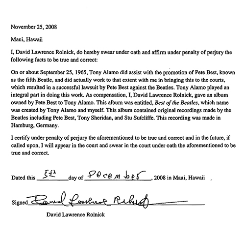 Letter from David Rolnick