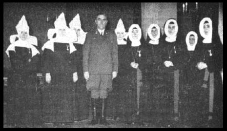Nazi Ante Pavelic y Monjas Católicas