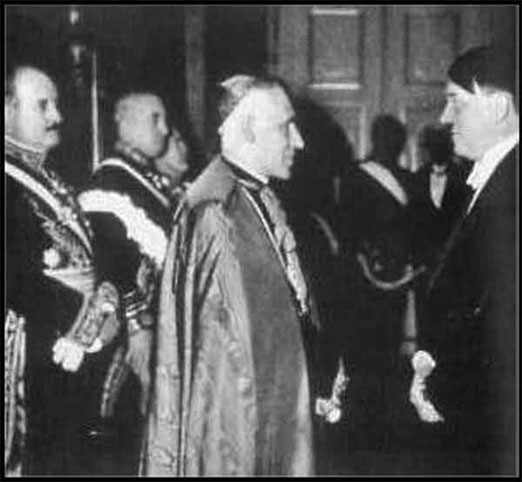 Hitler y Católico Papal Nuncio