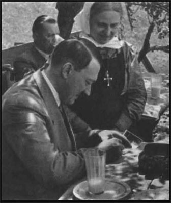 Catholic Hitler with Catholic Nun