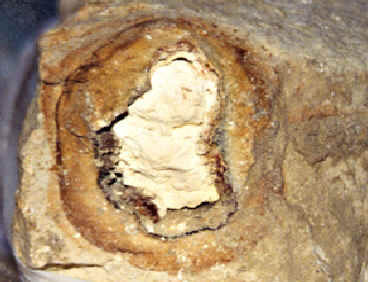 image of sulfur (brimstones) in Sodom & Gomorrah