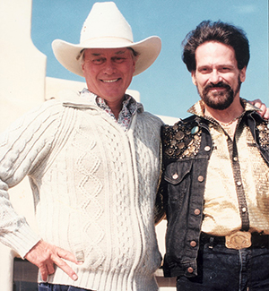 Actor Larry Hagman and Pastor Tony Alamo